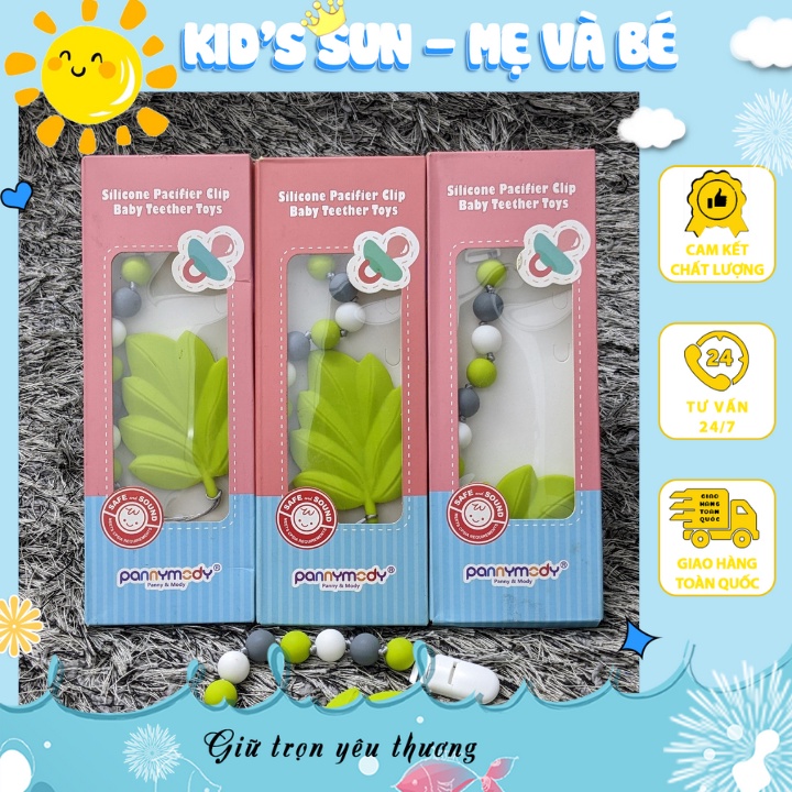 Đồ Chơi Gặm Nướu Cho Bé Panny &amp; Mody Cực Dễ Thương Cho Bé, Bằng Silicon Mềm Mại, An Toàn Không Độc Hại