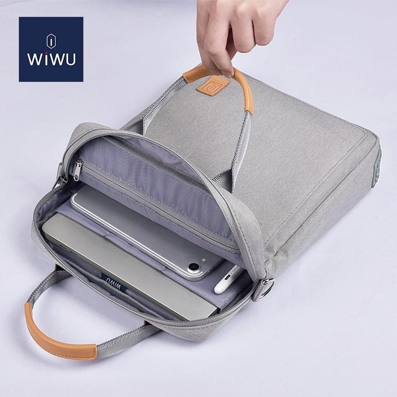 Túi Đeo Dọc WIWU PIONEER 12.9 Inch Dành Cho Ipad Làm Bằng Polyester Chống Thấm Nước, Bền, Dễ Làm Sạch - Hàng Chính Hãng