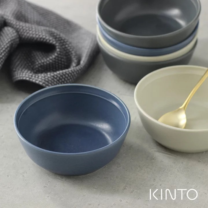 Bát Sứ Tráng Men Nhật Kinto Fog Bowl 145mm - Hàng Nhập Khẩu