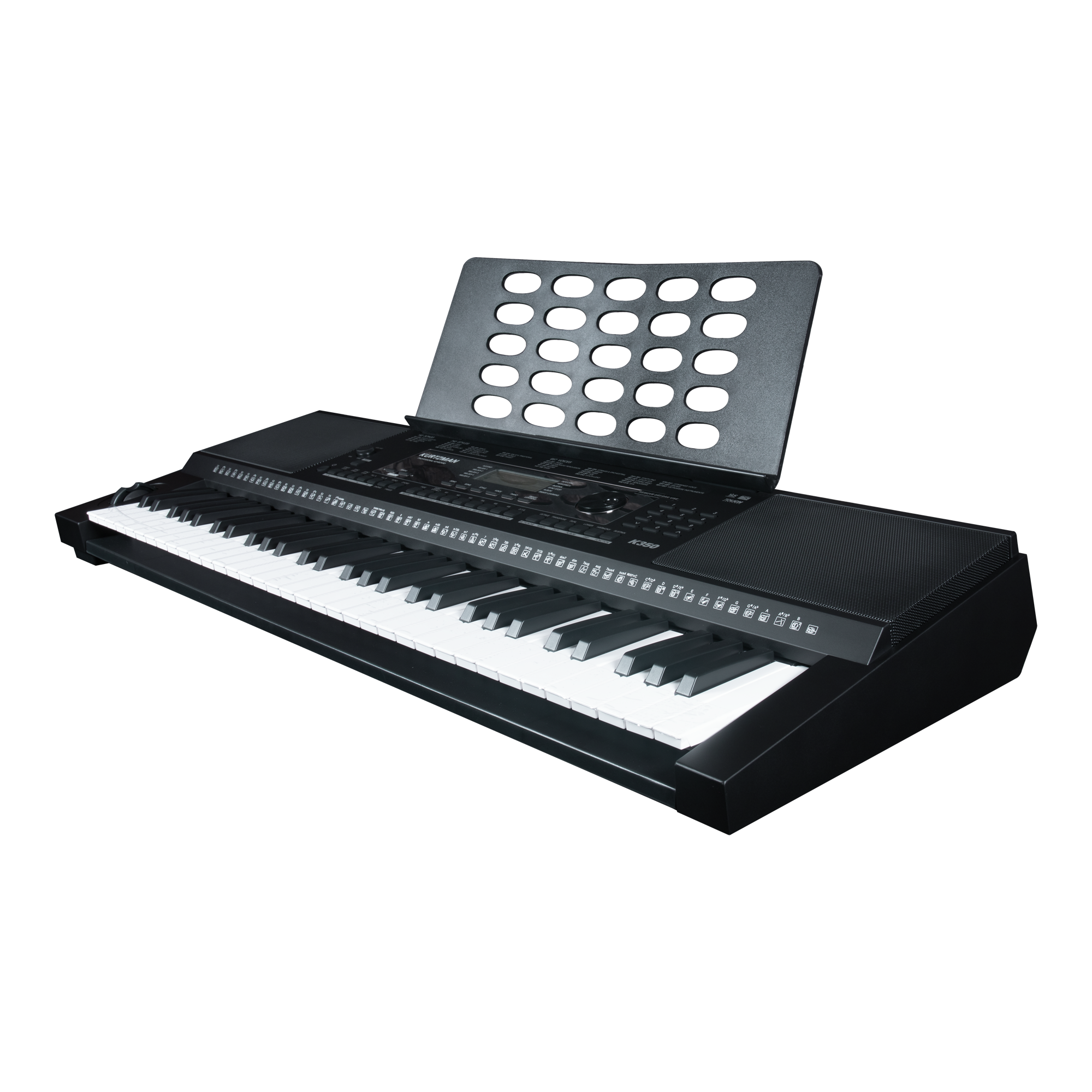 Đàn Organ điện tử/ Portable Keyboard - Kzm Kurtzman K350 - Best keyboard for Minishow - Màu đen (BL) - Hàng chính hãng