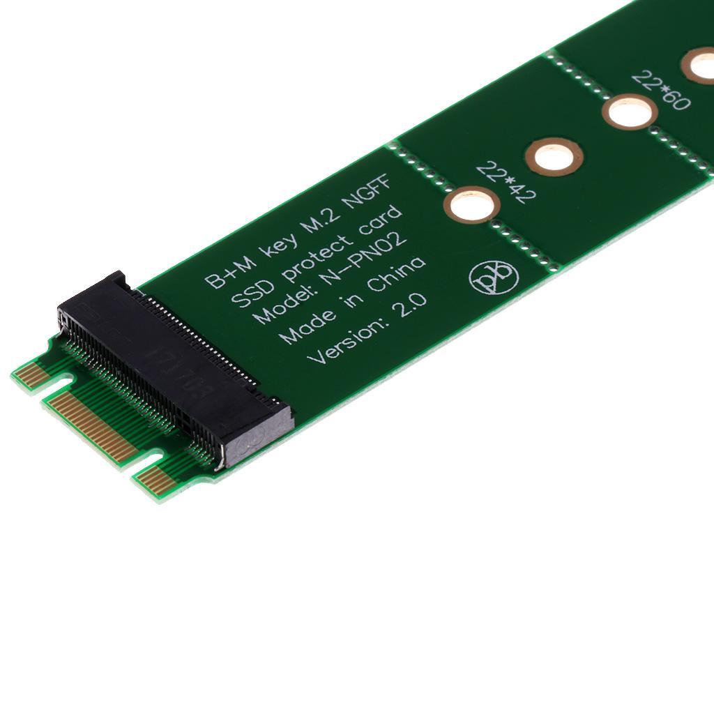 NGFF B-key Extender Board M.2 SSD Protect Card Test Tool B+M key Adapter