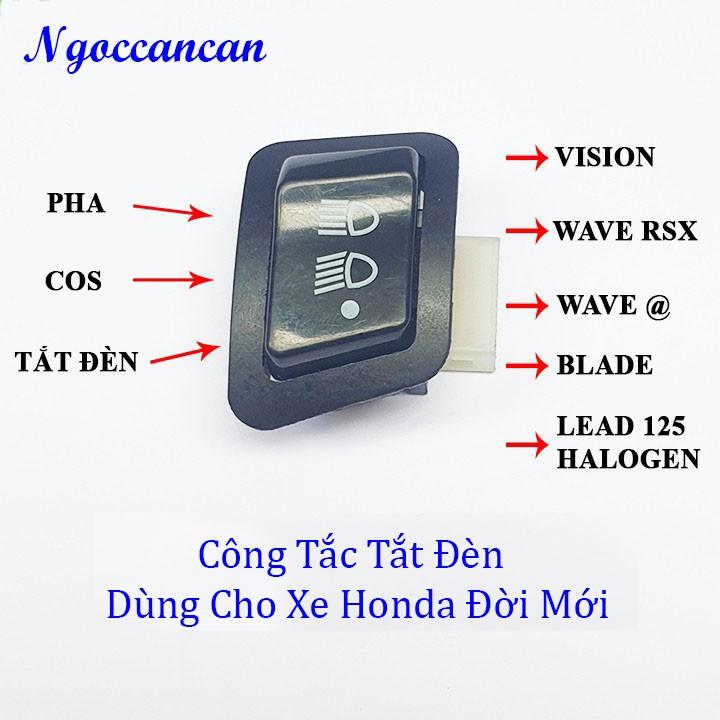 Công Tắc 3 Điểm Tắt Đèn – Pha - Cos cho Xe Honda Đời Mới