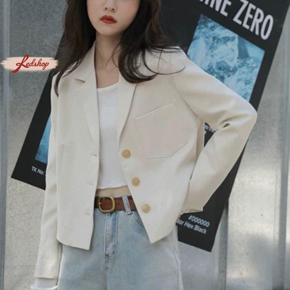 Áo blazer croptop công sở, đi chơi thời trang Hàn Quốc Red Shop_27930