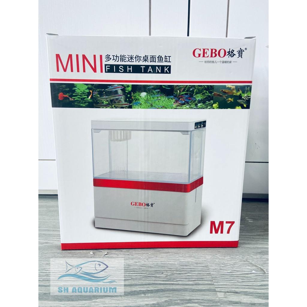 Bể Cá Mini FISH TANK Để Bàn Làm Việc Đa Chức Năng Hồ Thủy Sinh M7