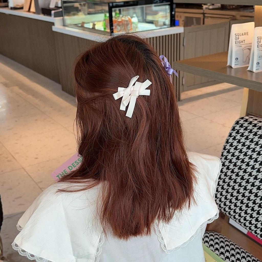 1 chiếc kẹp tóc nơ đôi mini xinh xắn và dễ thương, kẹp tóc Jennie, đồ làm đẹp cho tóc