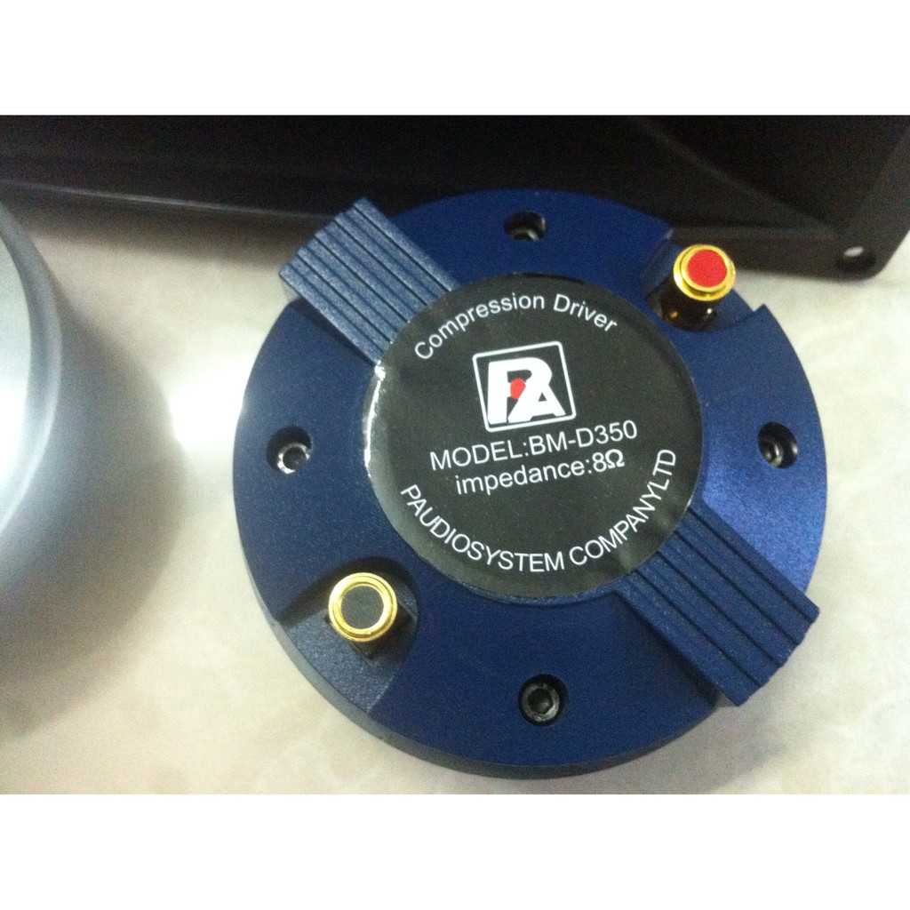 01 CỦ TREBLE PAUDIO 350 TỪ 100MM CHUYÊN DÙNG CHO LOA KÉO, LOA KARAOKE, NGHE NHẠC