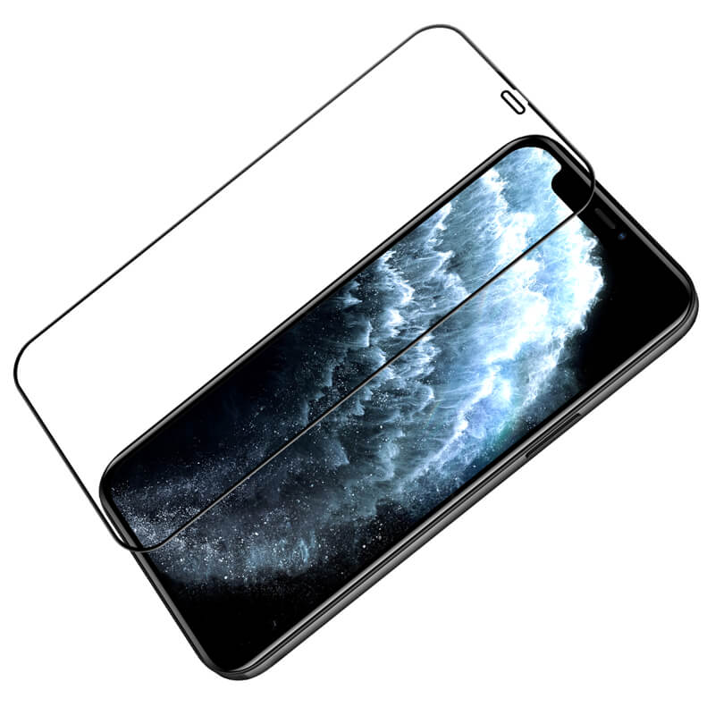 Miếng dán cường lực iPhone 12 Pro Max hiệu Nillkin Amazing CP+ Pro full màn hình 3D mỏng 0.23mm, Kính ACC Japan, Chống Lóa, Hạn Chế Vân Tay - Hàng chính hãng
