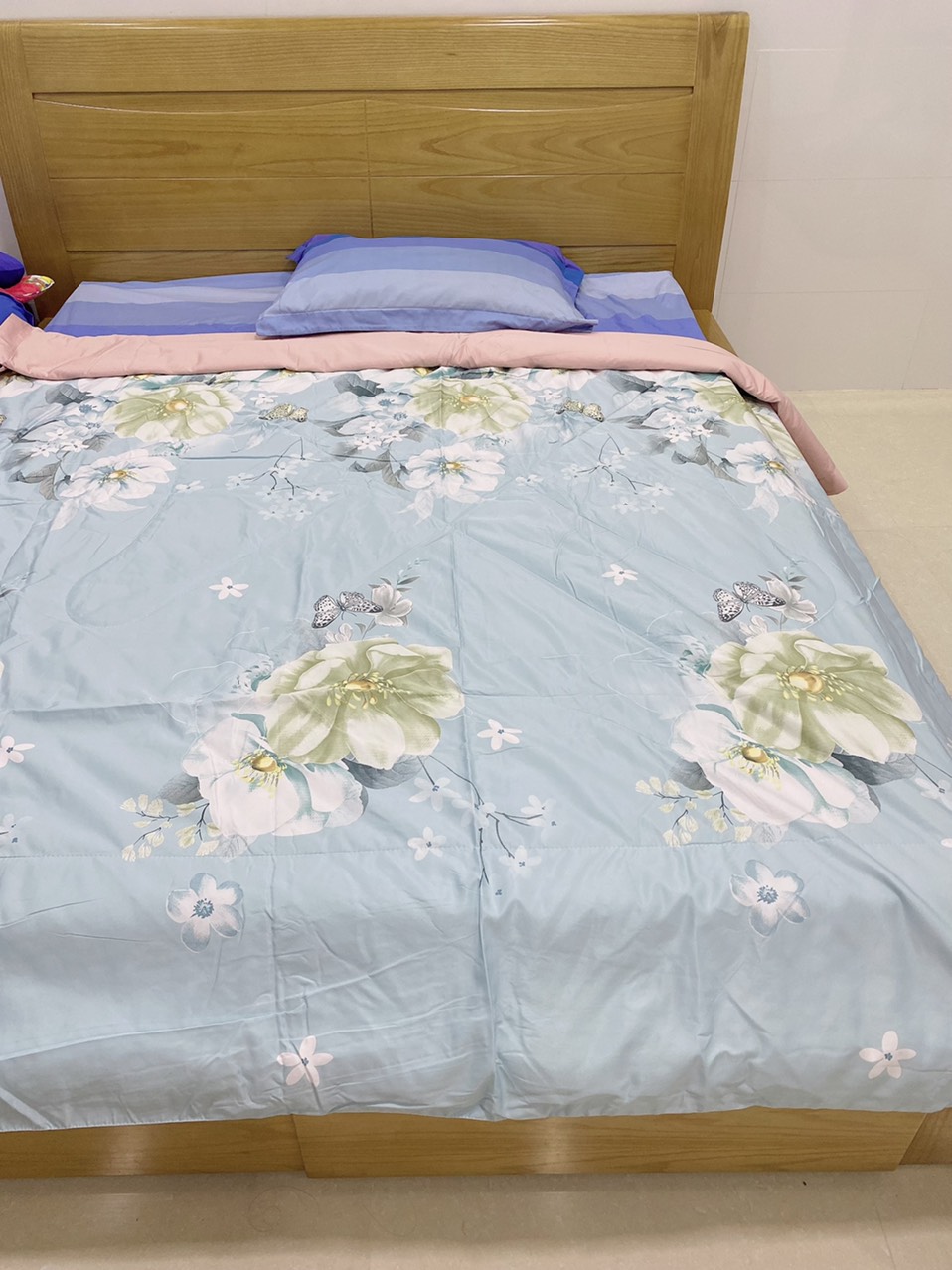 Chăn Hè Cotton Lụa Thái Hàng Nhập Khẩu Cao Cấp Cực Mềm Mịn - Mát Nhẹ Kích Thước Chăn 2mx2m3 - Giao Ngẫu Nhiên Màu