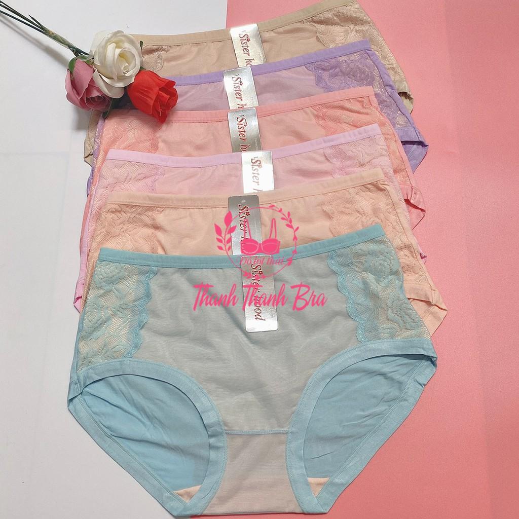 Quần lót nữ thái lan 7102, size XL – Chất cotton cực mát, co giản 4 chiều