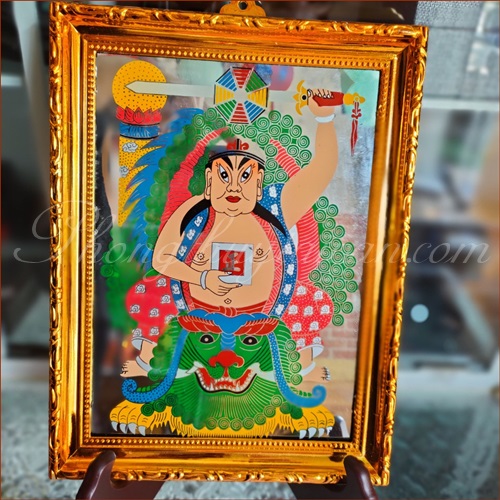 Bài vị Tử Vi Đại Đế viền vàng/ 20cm*26cm