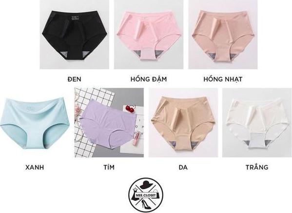 Combo 3 quần lót nữ su đúc không viền, chất thun lạnh, thông hơi thoáng khí