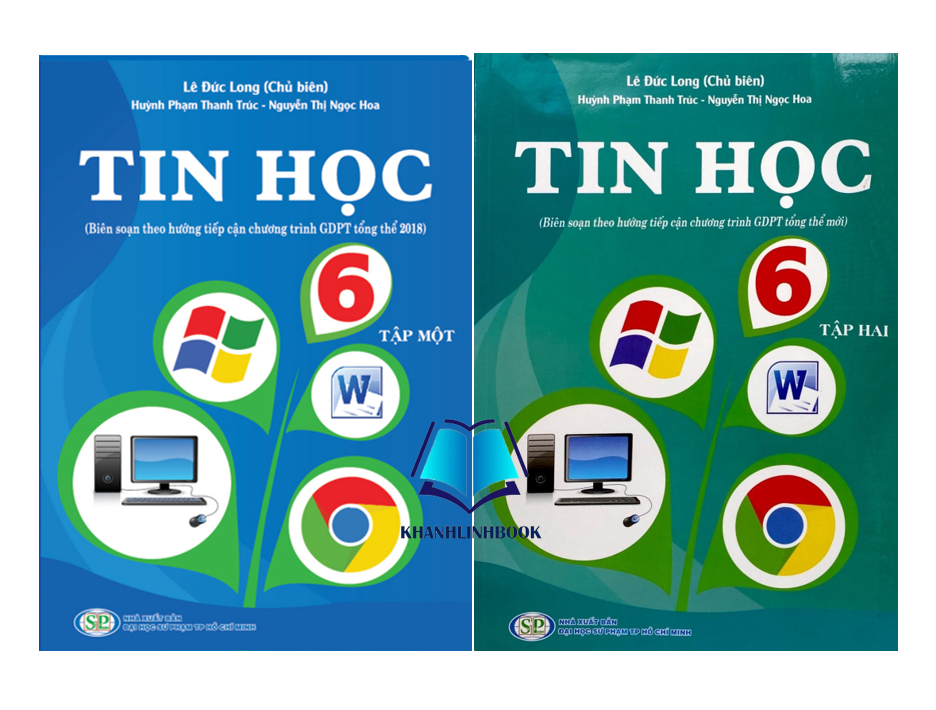 Sách - Combo Tin học Lớp 6 - Tập 1 + 2