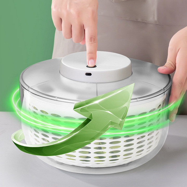 Chậu Quay Tách Nước Làm Khô Rau Củ Bằng Điện Dehydrator Merit 6L - Home Decor Furniture