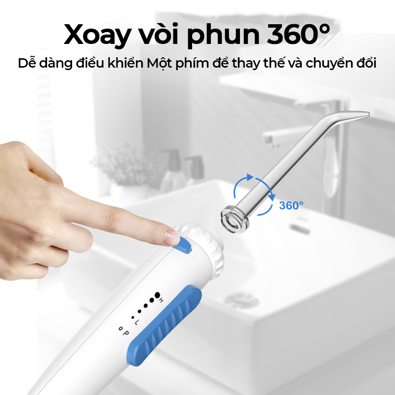 Máy tăm nước gia đình H2ofloss HF-9 - Hàng chính hãng