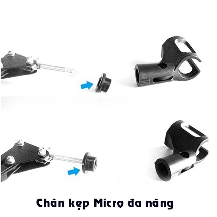 Kẹp Giữ Micro không dây và Micro có dây Cao Cấp Tiện Dụng dùng cho Sân Khấu Hội Trường Phòng Họp