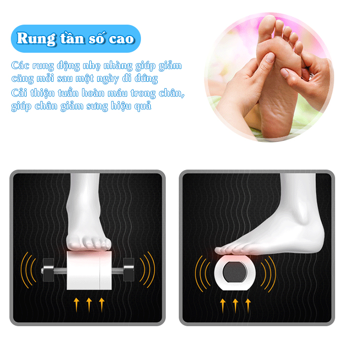 Máy massage bàn chân, bắp chân và đùi Nikio NK-289