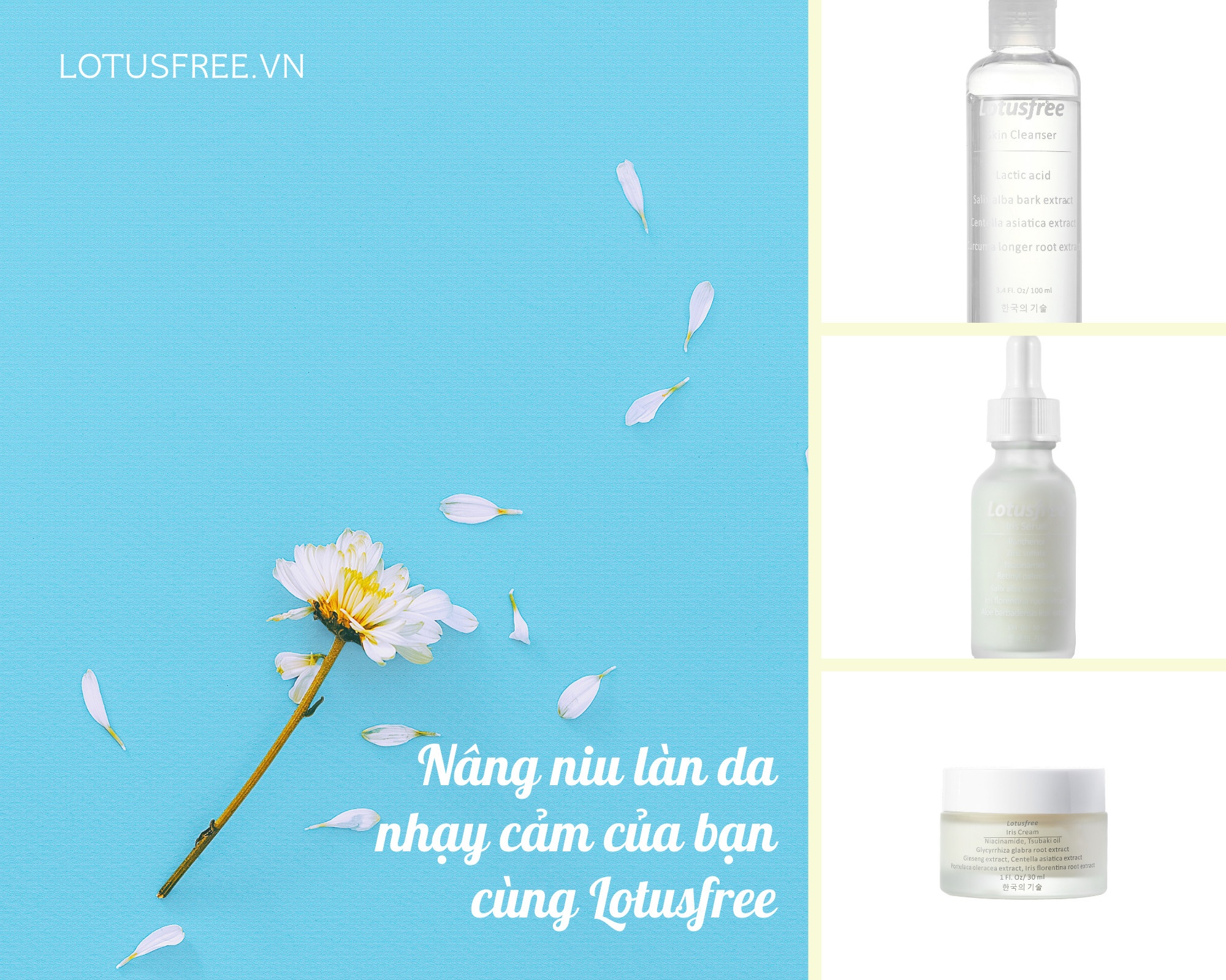 Skin Cleanser 100 ml sữa rửa mặt giúp ngăn ngừa mụn và lão hóa da