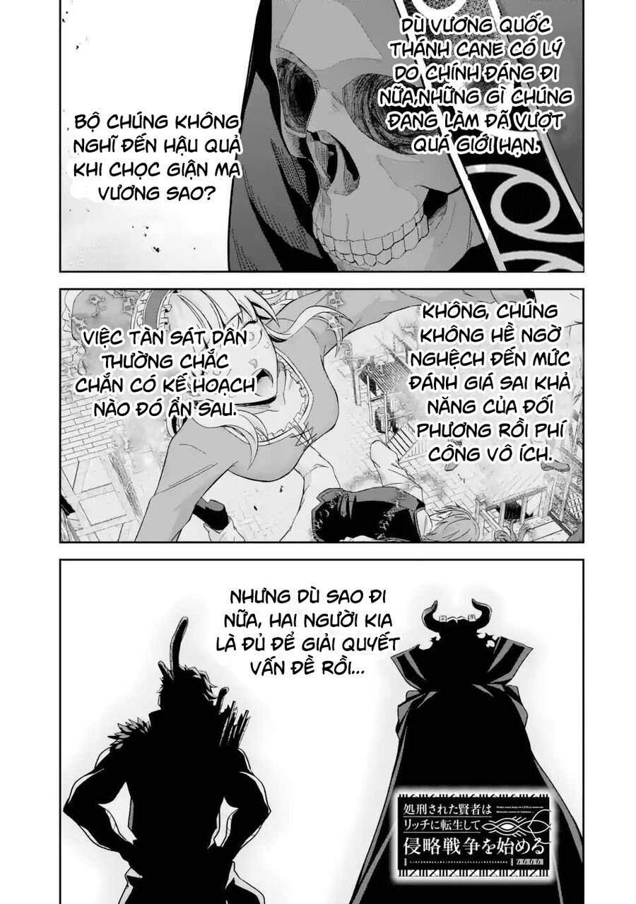 tôi, hiền nhân bị xử tử hình, đã được tái sinh lại thành một lich, và chiến tranh xâm lược bắt đầu chapter 23 1