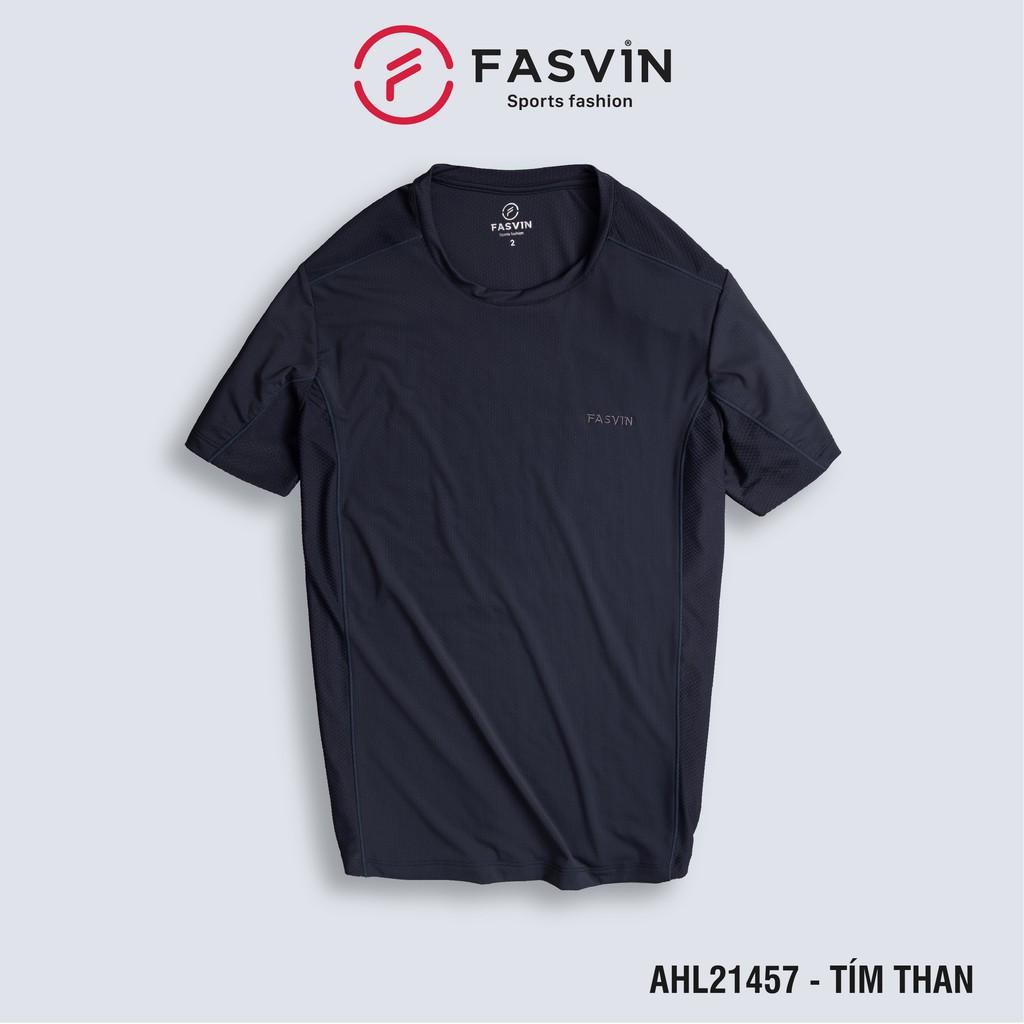 Áo thun thể thao nam Fasvin AHL21457.HN chất Nylon cao cấp vải mềm mịn thoáng mát thoải mái