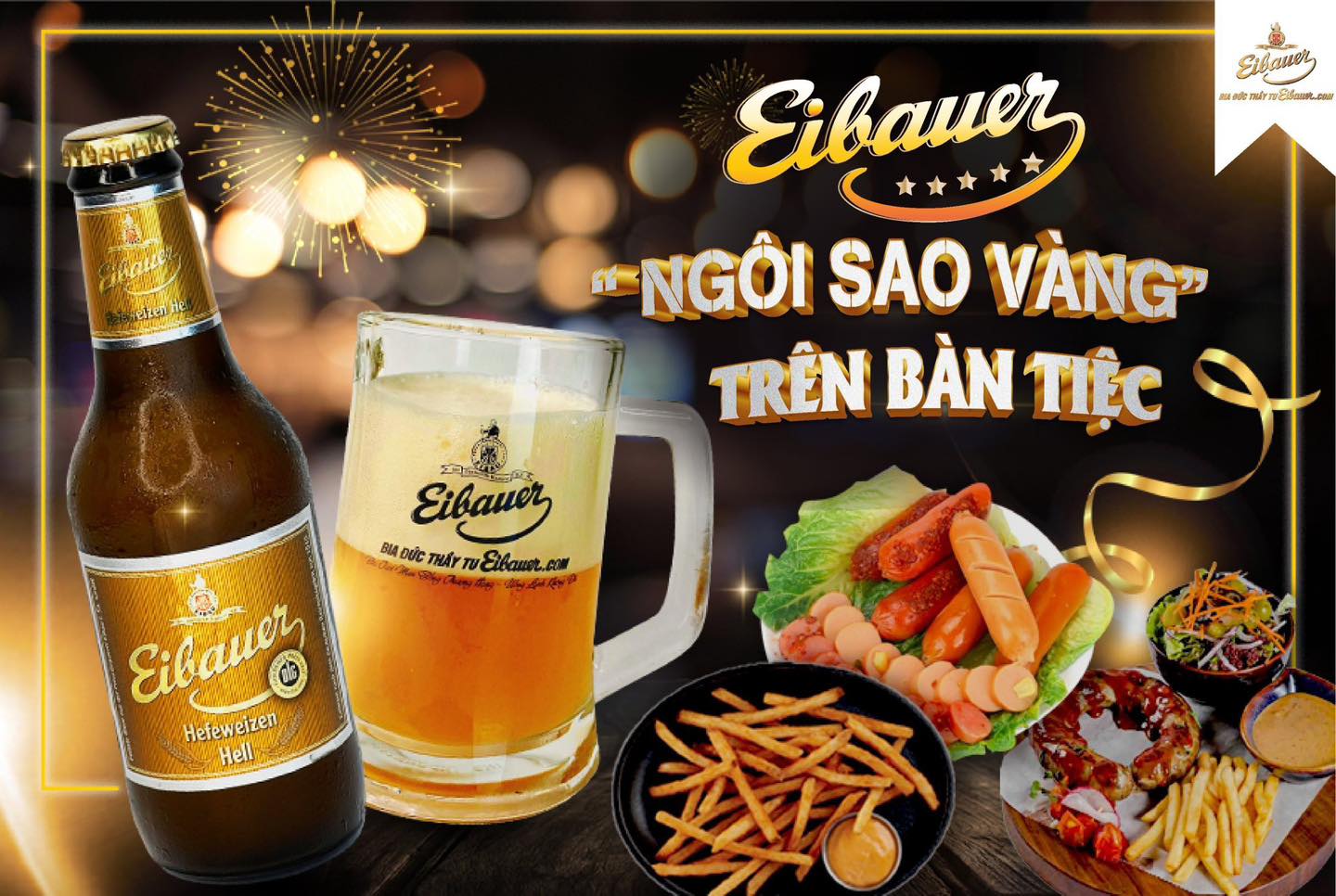 [BIA ĐỨC NHẬP KHẨU] Thùng 20 Chai Bia Thầy Tu EIBAUER HEFEWEIZEN HELL 5.2% 250ml - Bia Tươi Men Sống Thượng Hạng - Bia Đức Nhập Khẩu Chính Hãng