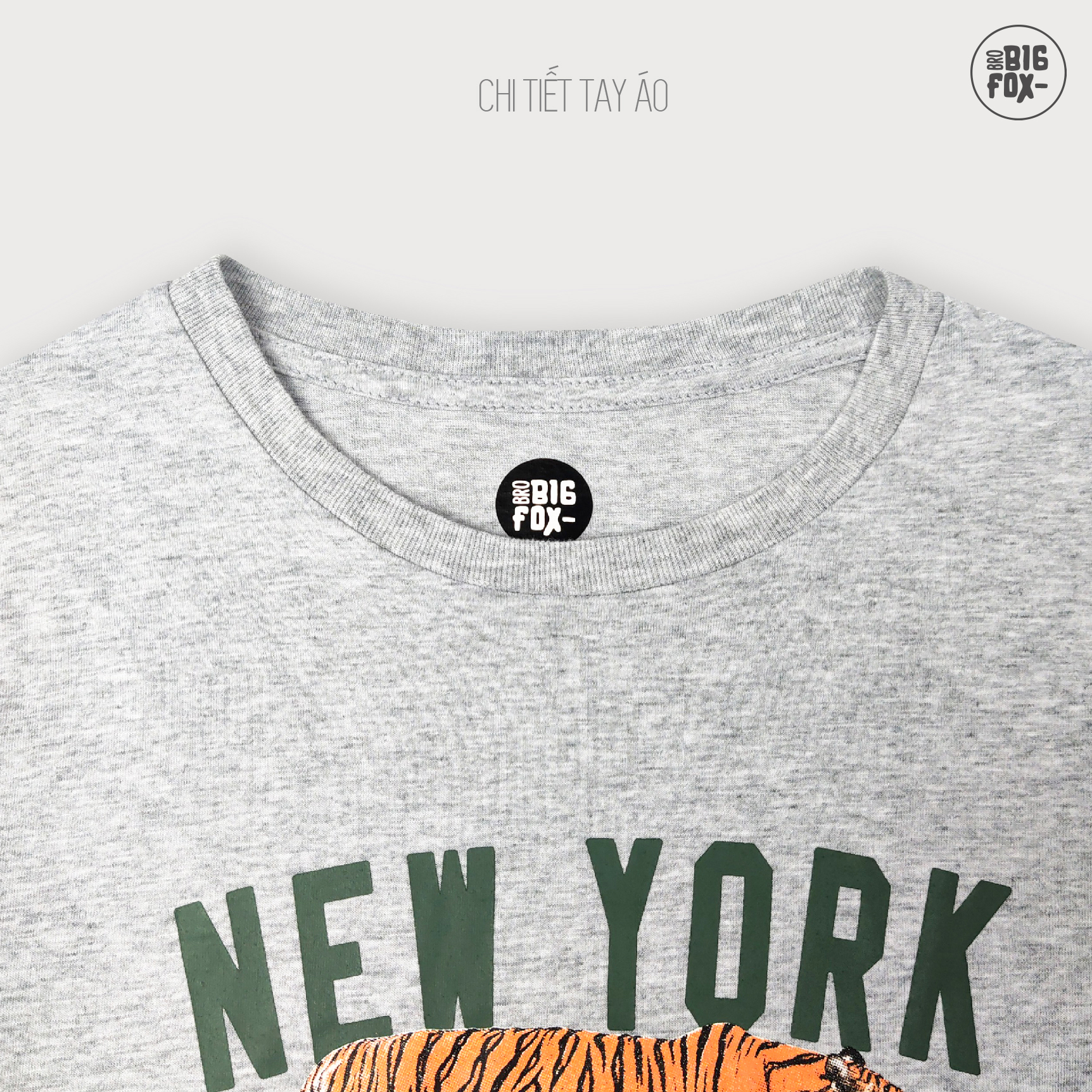 Bộ bé trai cộc tay BIGFOX - MISS MEOW size đại mùa hè vải cotton phong cách Âu Mỹ in hổ New York 1984 size 3 - 11 tuổi 11 - 40kg QATE