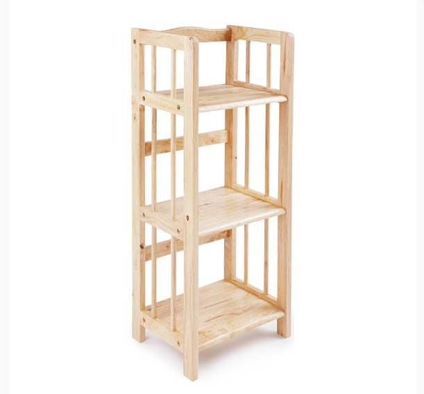 Kệ sách gỗ 3 tầng cao su màu TN