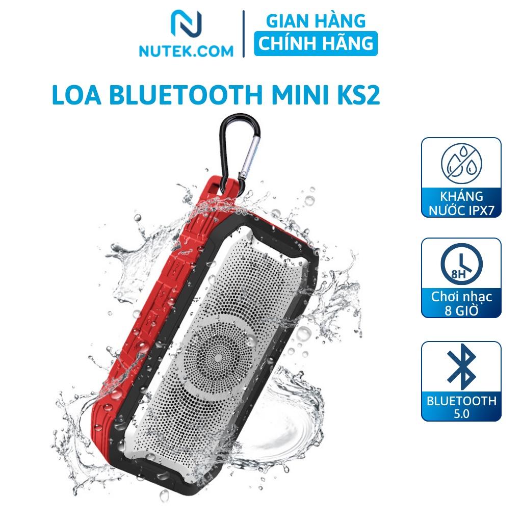 Loa bluetooth mini giá rẻ NUTEK X3 nghe nhạc không dây, kháng nước chuẩn IPX7