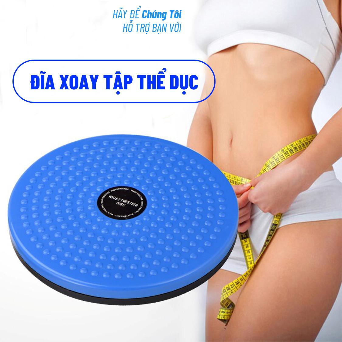 Đĩa Xoay Tập Eo - Bàn Xoay Tập Eo - Đĩa Xoay Eo Giảm Cân - Bàn Xoay Eo Tập Thể Dục Hiệu Quả, dụng cụ thể dục thể thao, dụng cụ tập gym tại nhà, nhựa pvc thân thiện môi trường - Xanh - Hàng Chất Lượng