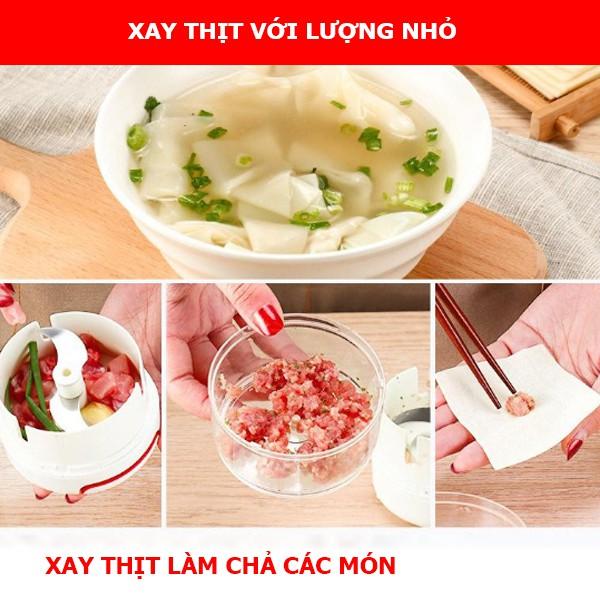 dụng cu xay tỏi rút dây- máy xay tỏi rút dây