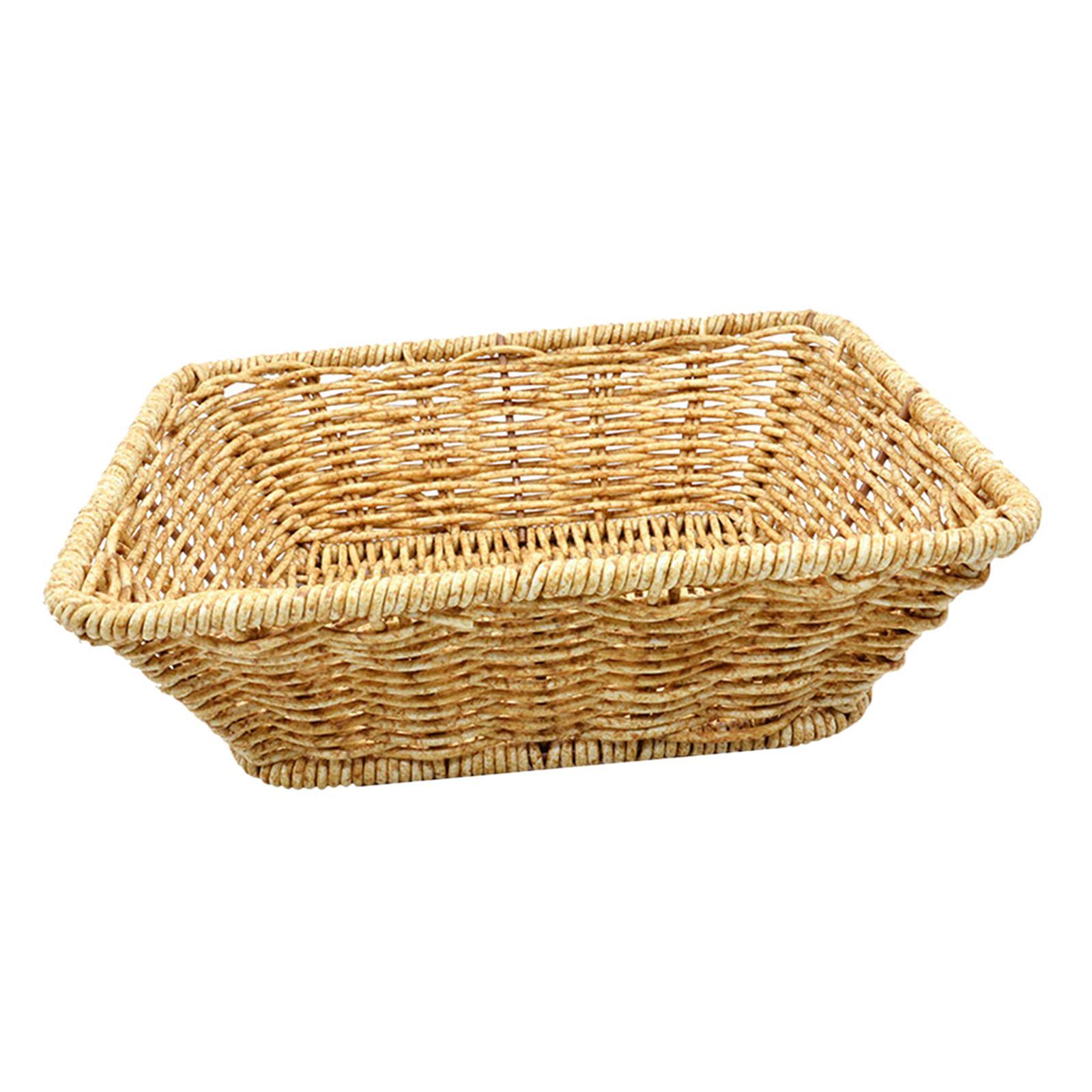 Woven Basket Bowl Food Vegetables Serving Basket for Bedroom Bathroom Party