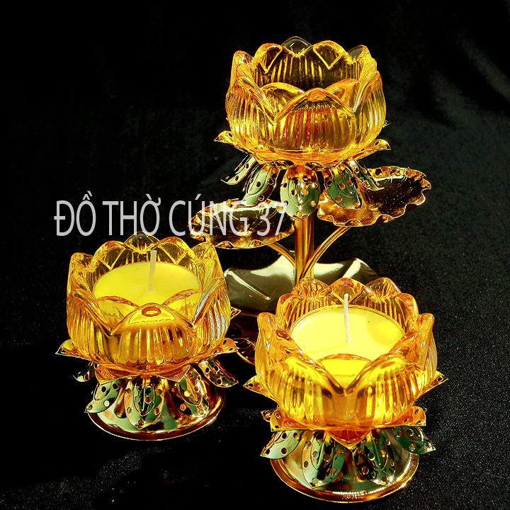 CHÂN NẾN  TEALIGHT LƯU LY THỦY TINH