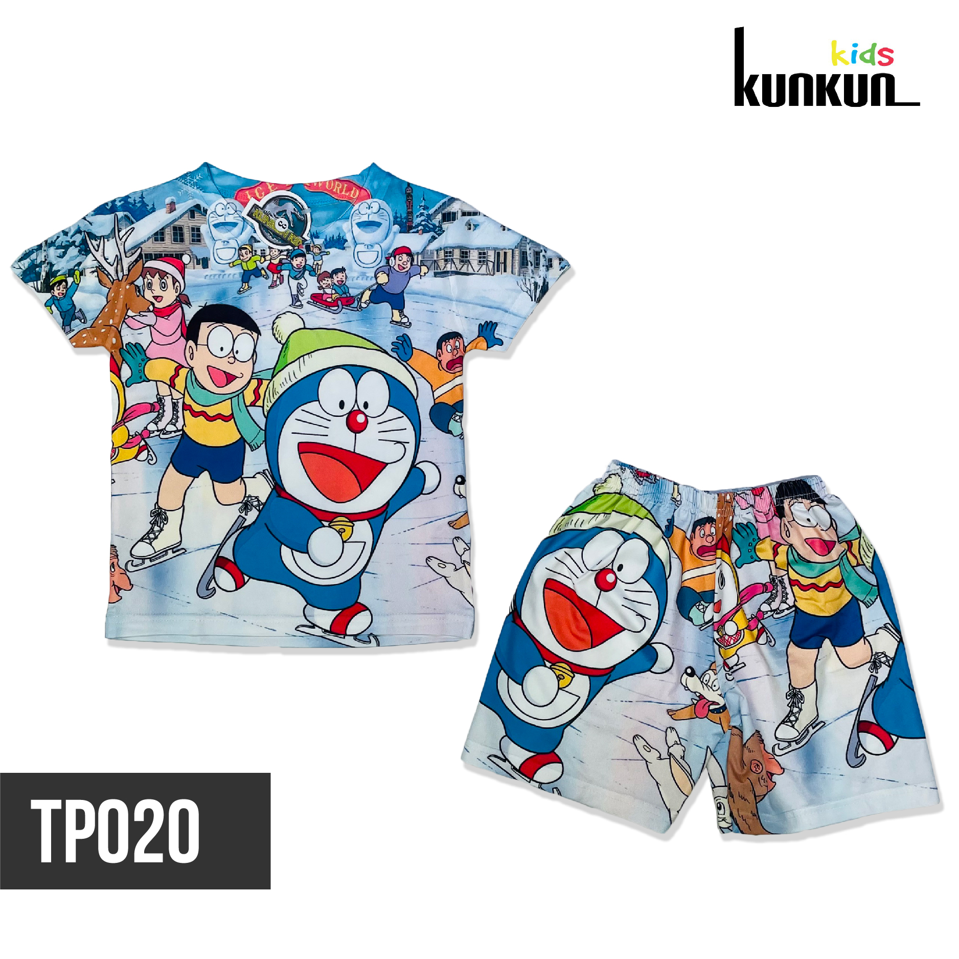 Đồ Bộ Bé Trai Hình Doraemon In 3D 10