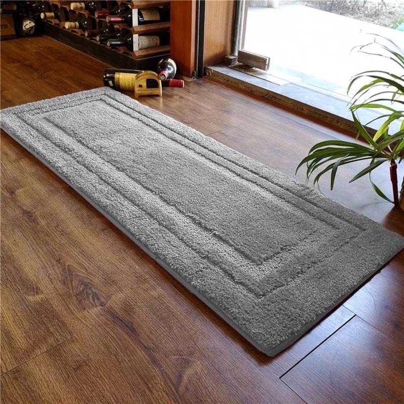 Thảm chùi chân lông cừu 1m2 siêu thấm, chống trượt nhập khẩu cao cấp