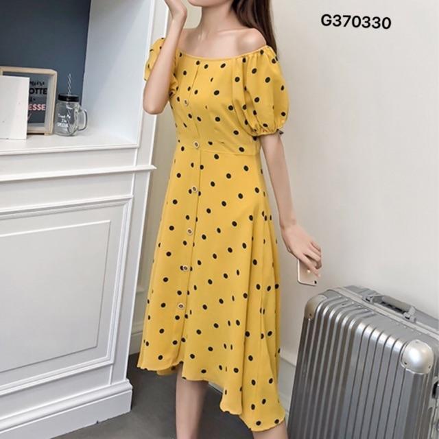 SẴN Váy chấm bi cho con ti sz S-XL