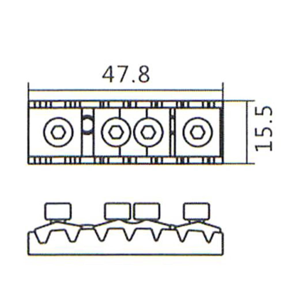 2X String Locking Nut 7 String Electric Guitar Musical Instrument Accessory