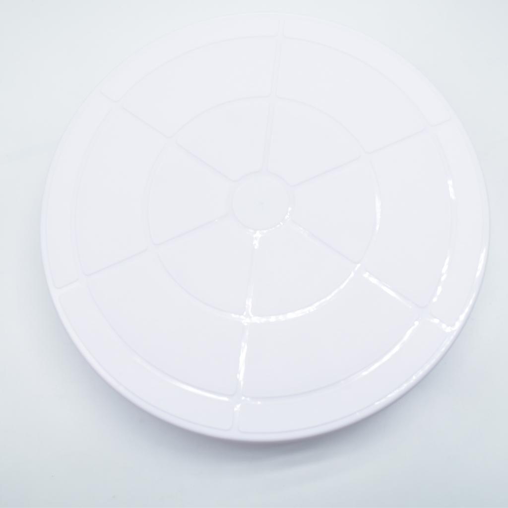 28cm Rotating Cake Turntable Stand Cake Decorating Holder White Plastic