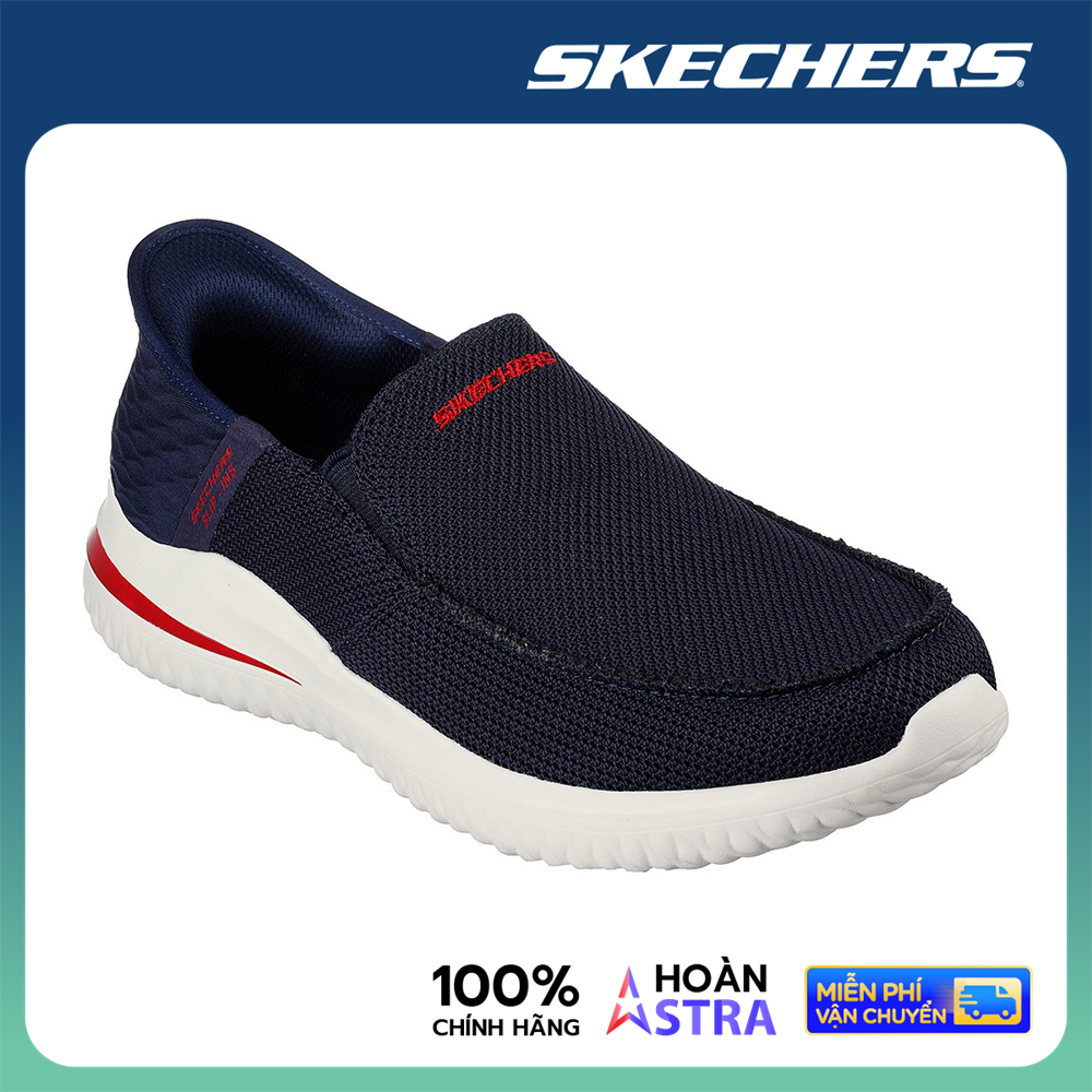 Skechers Nam Giày Thể Thao Usa Street Wear Delson 3.0 Slip-Ins - 210604-NVY