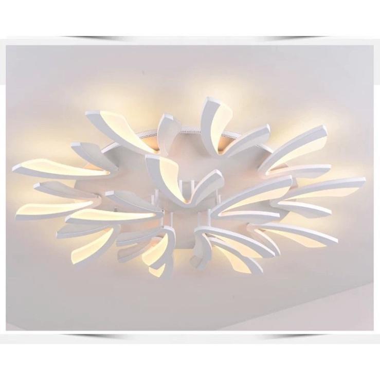 Đèn Ốp Trần đèn LED chiếu sáng Ốp Nổi Trần Thạch cao quý Sáng Mẫu V1 TT1 tô điểm phòng tiếp đón khách 3 cách thức Sáng