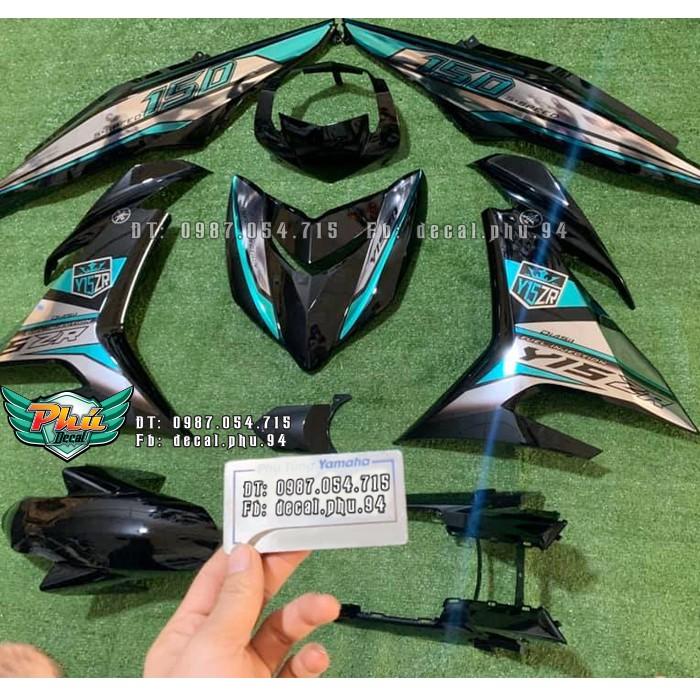Tem rời Crom Exciter 150 Y15 ZR xe đen