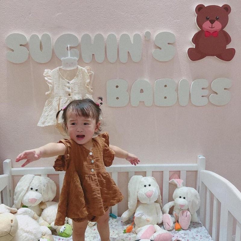 Bộ đũi Hàn cho bé gái Suchin BC0062