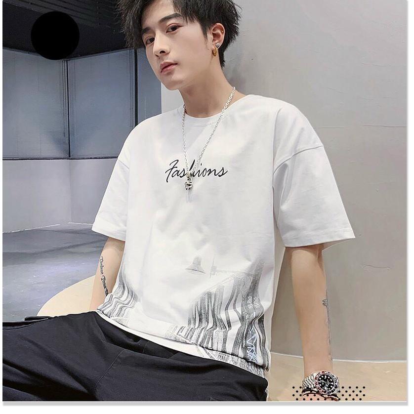 ÁO THUN NAM TAY LỠ CỰC ĐẸP , PHONG CÁCH HÀN QUỐC CHO CÁC BẠN NAM KME FASHION