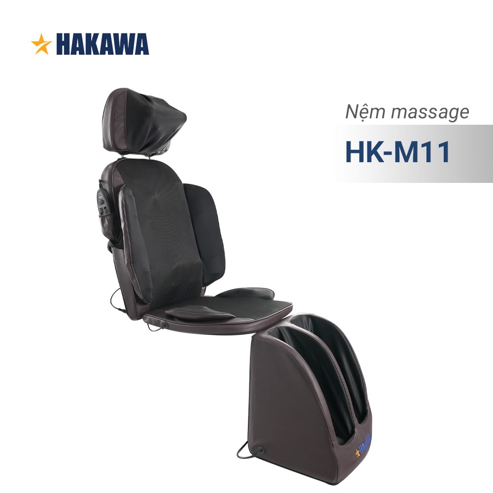 ĐỆM MASSGE HỒNG NGOẠI TOÀN THÂN CAO CẤP HAKAWA HK-M11 - HÀNG CHÍNH HÃNG