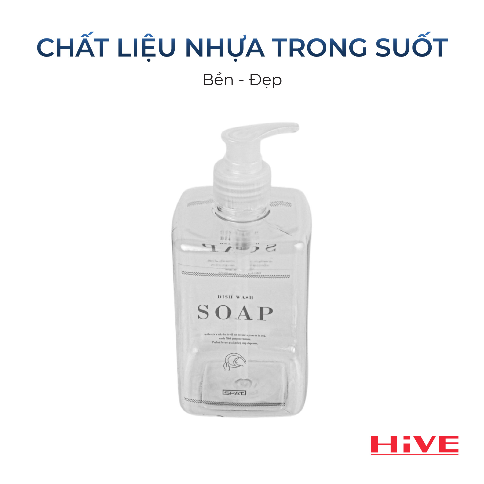CHAI NHỰA CÓ NẮP NHẤN GEL + MIẾNG DÁN SOAP