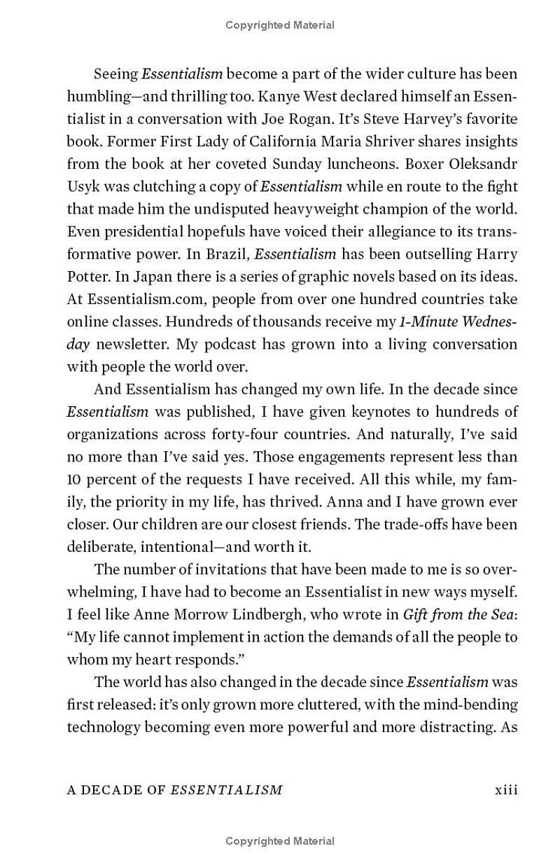 Sách ngoại văn: Essentialism - The Disciplined Pursuit Of Less