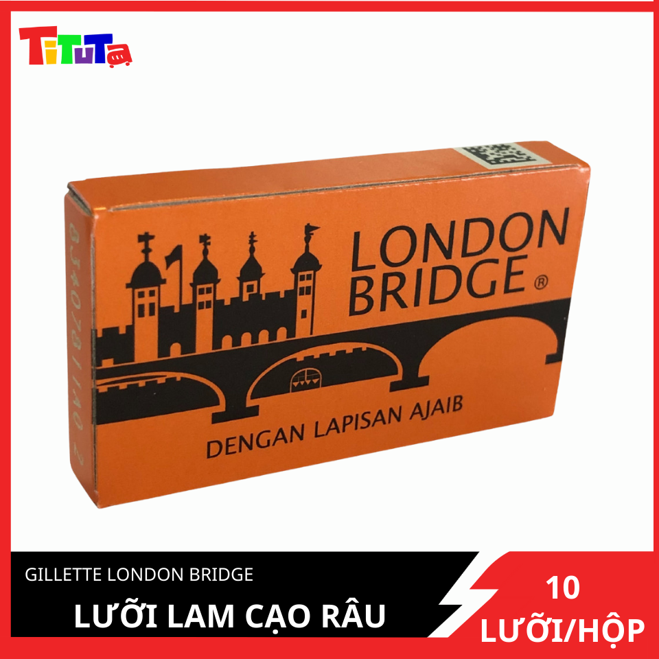 Lưỡi Lam Cạo Râu Gillette London Bridge Hộp 10 Cái