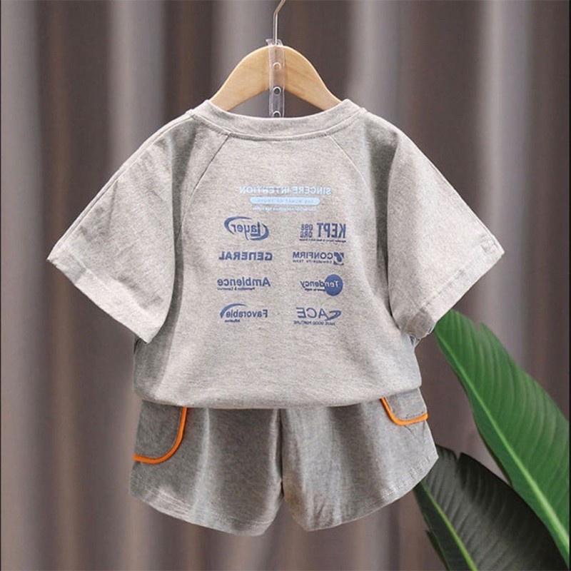 Đồ Bộ Cho Bé Trai Bộ Cộc Tay Chữ A Chất Cotton VYVY KIds Cho Bé Trai Từ 8-21kg