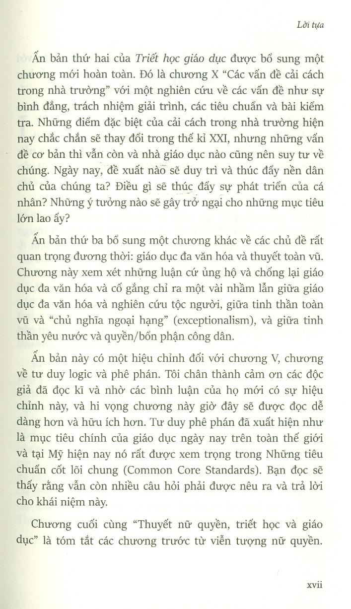 Triết Học Giáo Dục - Philosophy Of Education