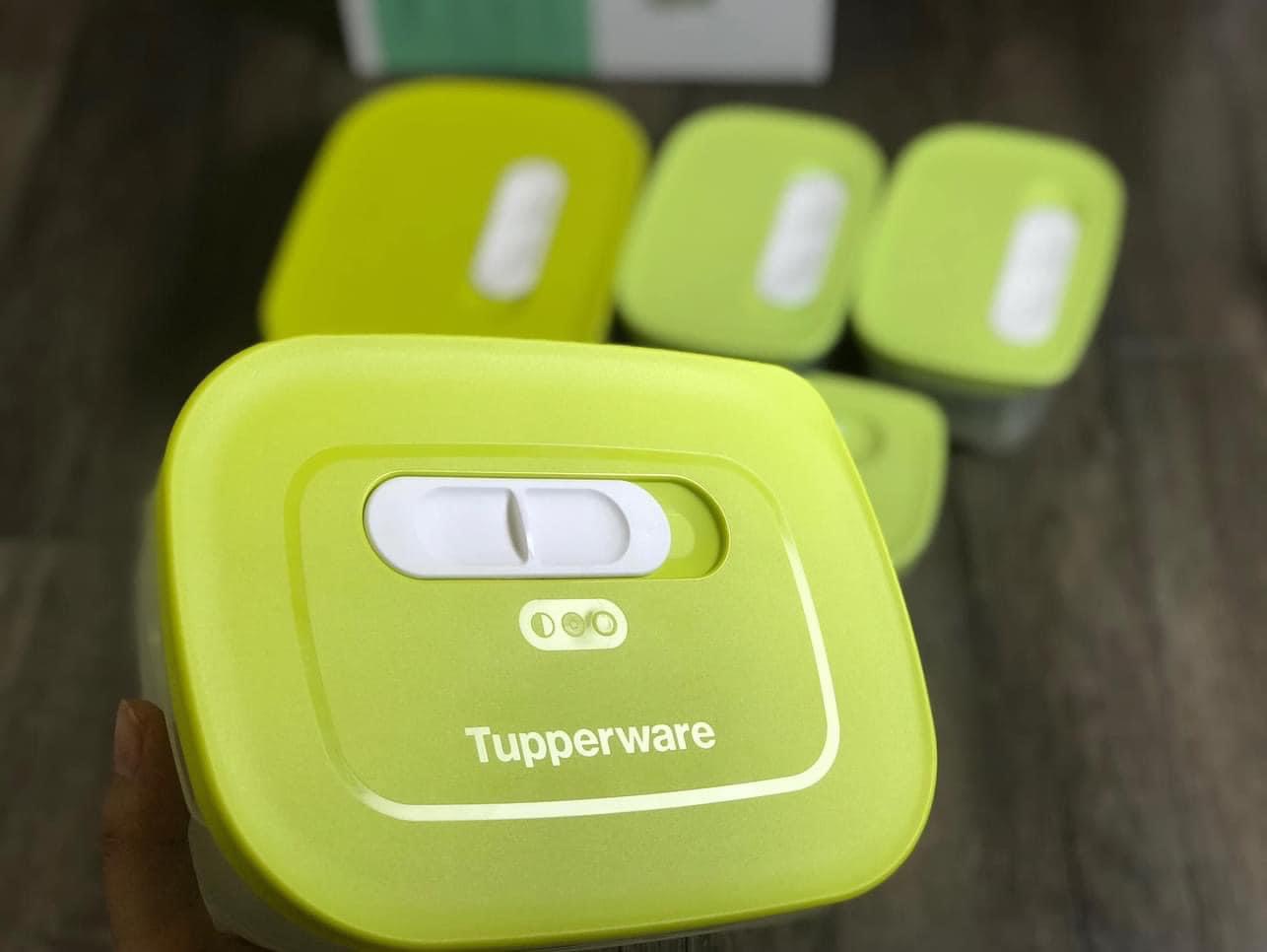 Bộ Trữ Mát Có Nút Hô Hấp Tupperware Vensmart Five Star