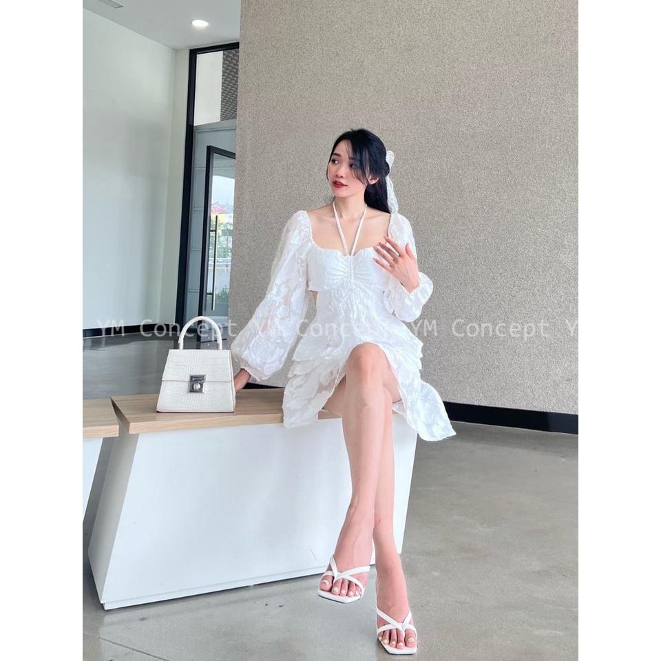 Đầm Xòe 3 Tầng Cut Out Lưng Qri Dress - D0488