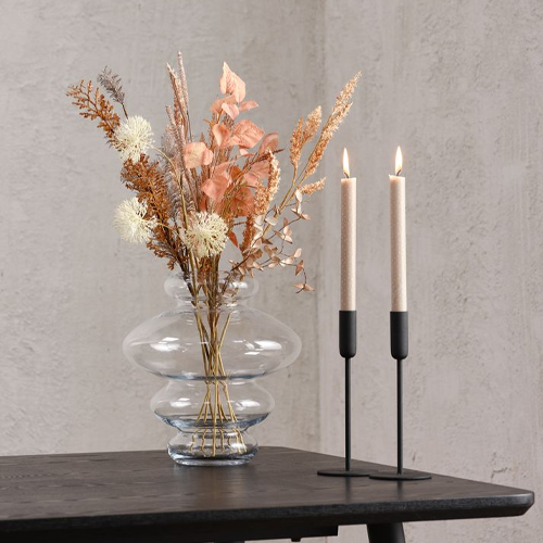Lọ hoa | JYSK Sylvester | thủy tinh | màu trong suốt | DK28xC30cm